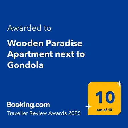 Wooden Paradise Next To Gondola Apartment